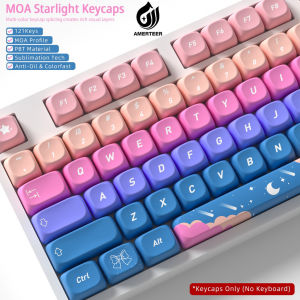 Starlight Theme MOA Profile 121keys PBT Dye Sublimation Keycap set for Mechanical Keyboard