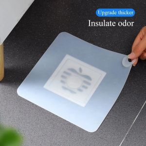 Polocat 1PC Silicone Floor Drain Mat Anti-odor Sink Silicone Deodorant Cover Bathroom Deodorant Drain Mat Household Bathroom Supplies