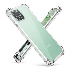 Silicone Shockproof Ultra Thin Clear Soft TPU Phone Case For Huawei Y70 Y90 Nova 3 3i 5T 7i 7 8 9 10 Se Y7 Y9 Pro Prime 2019 Y6s Y9s Honor 8X Y7A P40 P30 P20 Pro Lite