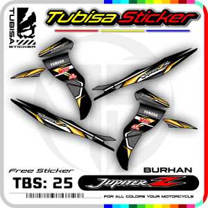 Sticker Striping Variasi Jupiter Z Burung Hantu - Stiker Striping Motor Jupiter Z. TBS.25
