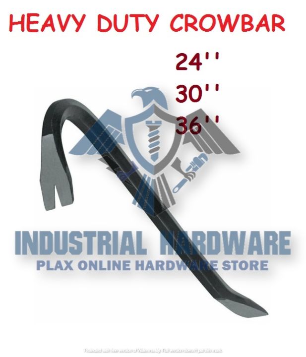 Heavy Duty Thick Pry Bar CrowBar Crow Bar 24'' / 30'' / 36'' Lazada