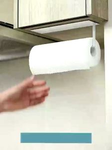 LARGE SIZE IRON STEEL KITCHEN TISSUE RACK PAPER HANGER RACK HOLDER CUPBOARD TOWEL WALL MOUNTED BATHROOM TOILET