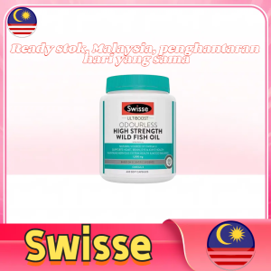 EPX-2027】Swisse Omega-3 Fish Oil 400 Softgels | Minyak Ikan Tanpa Bau | Tinggi EPA & DHA | Sokong Jantung Otak Sendi & Mata | Suplemen Dewasa & Warga Emas
