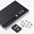Moleskine - Notebook Pin Silver , Letters and Symbols ตัวอักษร และ ...