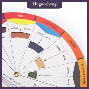 [huguosheng] Professional Paper Card Design Color Mixing Wheel Ink Chart Guidance Round