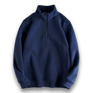 Half Zipper Sweater/Crewneck New Arrival Skandinavia Lagi Hits Trend Korea BLACK EDITION