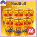 🇲🇲 REDBULL KRATINGDAENG (250ml) 6CANS ENERGY DRINK เครื่องดื่มชูกำลัง กระทิงแดง. 