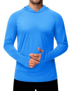 TACVASEN Áo Thun Chống Nắng Cho Nam Áo Hoodie Dài Tay Áo Thun Chống Tia UV Thường Ngày Áo Thun Thoáng Khí Nhẹ Nhanh Khô Nam 2026