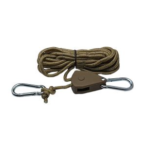 CANICECA 4m Tent Ropes with Buckles Reflective Camping Tent Rope Durable Windproof Ropes Camping Accessories