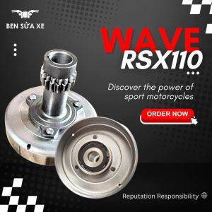 Chuông côn Wave Rsx 110 liền đế