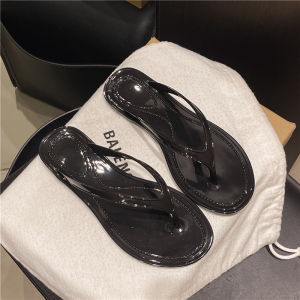 [Free Shipping] 2026 Summer New Style Toe-Post Sandals Fashionable Casual Crystal Jelly Korean Style WomenS Shoes