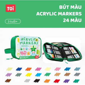 Bút Lông Màu Acrylic Marker - Viết Vẽ Đa Năng Được Trên Nhiều Chất Liệu - TOI - Đồ Chơi Mỹ Thuật Sáng Tạo Cho Trẻ