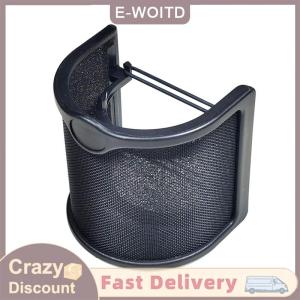 【CHANGXIANG3】 1 cái cầm tay Mic lá chắn Pop Lọc nâng cấp hai lớp kim loại lưới bọt etamine lớp Microphone kính chắn gió Bìa
