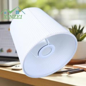 ❤💖💓 โคมไฟจีบสีขาวสำหรับ E26 E27ฐาน E14พร้อมซับในพีวีซีสำหรับโคมไฟติดผนังโคมไฟตั้งโต๊ะ