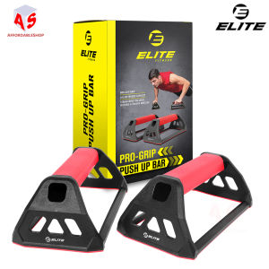 Elite PRO Grip Push Up Bar Pair – Comfortable Stable & Wrist-Friendly Workout Gear