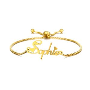 Gelang Serut Ukir Nama Sendiri