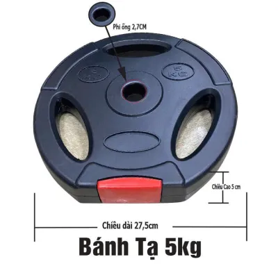 Bánh Tạ Xi Măng Bọc Nhựa 5kg 10kg/Bánh