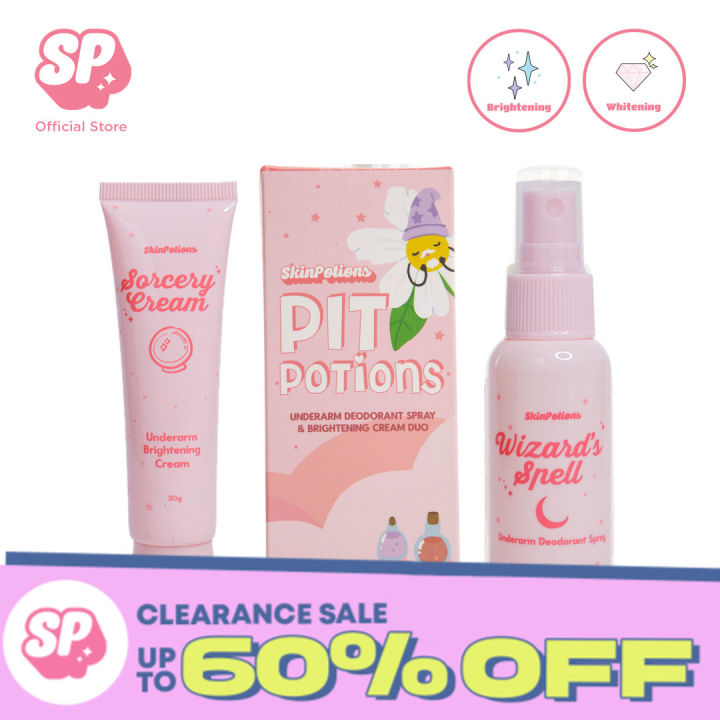 SkinPotions Pit Potions Set Underarm Whitening Set Lazada PH