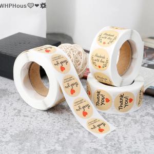 WP💓💛💖 500pcs Thank You Stickers Seal Labels Round Paper Label sticker for Decoration