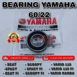 BEARING YAMAHA 60/22 BUAT MOTOR BEAT | SPACY | BEAT FI | SCOOPY | SCOOPY FI ASLI ORIGINAL YAMAHA YGP