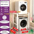 Washing machine rack/dishwasher storage rack/balcony double dryer stacking rack. 