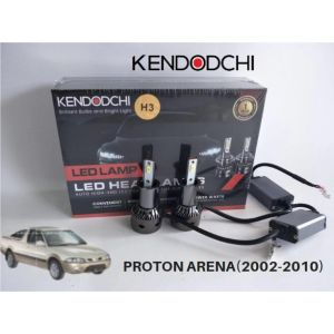 🔥READY STOCK🔥KENDODCHI 2Pcs H3 LED Car Headlight FOR PROTON ARENA (2002-2010) product by Malaysia