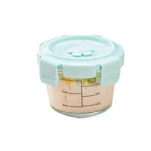 Wadah Tempat Penyimpanan Makanan Mpasi Kaca Kotak Makan Baby Bayi Anak Glass Food Container Kedap Udara Air Kulkas Oven Bentuk Bulat Persegi Segi