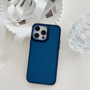 OPPO F11 Pro A15 A15s A16 A18 A38 A31 2020 A54 A57 2022 A77s A58 A74 A95 A78 A92 A93 A94 A98 Reno 5F 8T 4G 5G plain matte chrome hard phone case casing cover 手机壳
