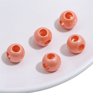 5Pcs 12x10mm Colorful Acrylic Four Way Perforated Charms Pendant Beads for Jewelry Making DIY Bracelet Earrings Key Chain Necklace