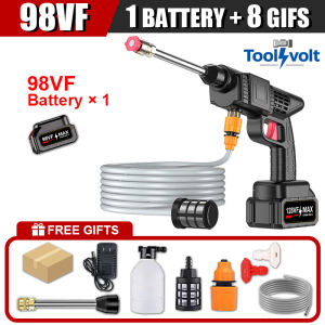ToolVolt Pressure Washer 998V/160000PA Portable Car Washer High-Pressure Power Sprayer for Car Cleaning