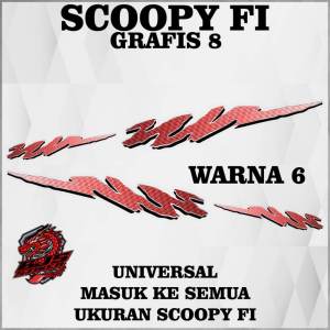 stiker scoopy fi grafis 8 - stiker decal transparan honda scoopy fi grafis 8