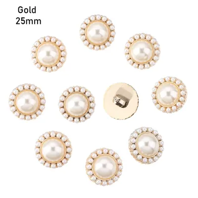 INFILARY 10Pcs Clothing Accessories Ornaments Sewing Button work Shirt Buttons Sewing Accessories Pearl Clothing Buttons
