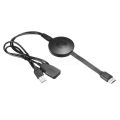 New G2 WIFI เครื่องฉายหน้าจอแบบไร้สาย HDMI สำหรับโทรศัพท์มือถือ เชื่อมต่อกับทีวีโปรเจคเตอร์ โปรเจ็กเตอร์ Android/IOS Chromecast สาย USB ง่ายต่อการพกพา. 