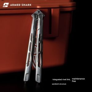 Armed shark Flash butterflies ของเล่นบาลิซอง หวีควง สำหรับการฝึกควง มีดบาลิซอง มีดควง มีดซ้อม สำหรับซ้อมควง ใบแปรงหวี