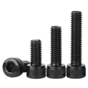 M2.5 M3 M4 Black 304 Stainless Steel Hexagon Hex Socket Head Cap Bolt Screw DIN912
