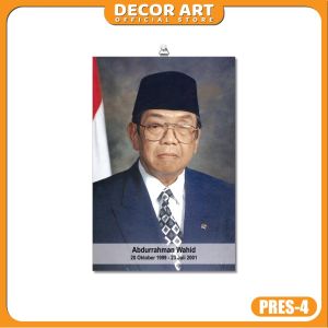 Decor Art - 20x30 Cm (JUMBO) Pajangan Foto Siap Pasang Presiden Wapres Pancasila - PRES