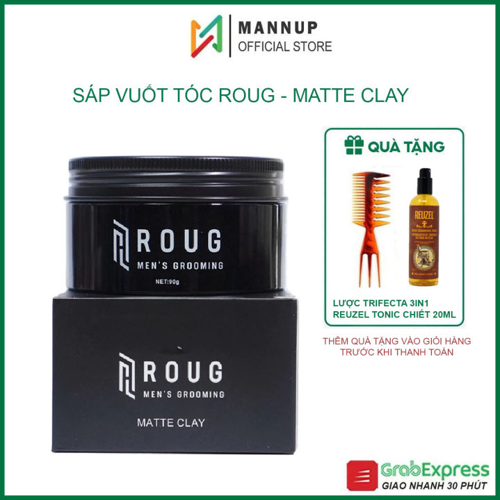[HCM]Sáp Vuốt Tóc Roug Matte Clay 90g | Lazada Việt Nam