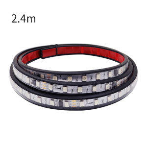 1m/1.2m/1.5m Car Streamer Light Strip 24V Car Truck Indicators Light RGB Strobe Flowing Running Light Bar