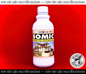 Keo Chống Thấm Trong Suốt SOMIC Waterproof Clear – Sơn Keo Bóng Chống Thấm Giữ Màu Gốc
