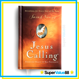 Jesus Calling Devotional Book (Hardcover/Leathersoft) by Sarah Young Enjoying Peace in His Presence (with Bible Scripture References) for Men & Women