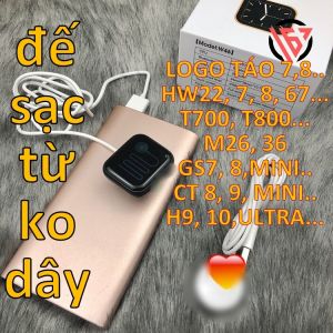 Sạc cho đồng Ultra Mini logo táo...Hàng mới bóc máy - phù hợp với nhiều loại đồng hồ thông minh