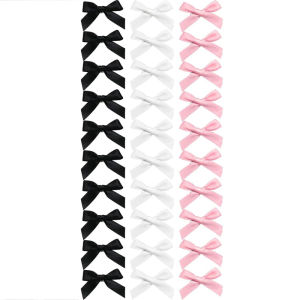 30 Pack Balletcore Bows Hair Clip For Girls Women Children Fabric Decorative Hairpins Color Combination