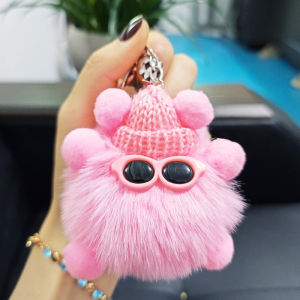 Gantungan Kunci Hiasan Tas Boneka Mewah Cute Coal Balls Pet Little Monsters Phone Strap Boneka Lucu