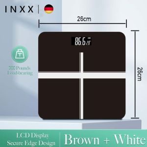INXX Electronic Scale Liquid Crystaldigital Weighing Scale Human Body Scale Smart Weight Scale With Batteries
