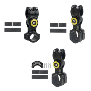 แฮนด์บาร์อัลลอยอลูมิเนียมน้ำหนักเบาที่จับไม้ถือเซลฟี่การปรับจักรยานเสือหมอบการติดตั้งง่าย