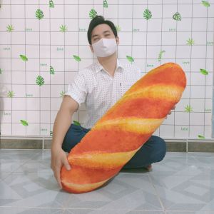 GỐI ÔM NGỦ DÀI LỚN HÌNH BÁNH MÌ GỐI ÔM 3D BÁNH MÌ GỐI ÔM CHO BÉ MỀM MỊN CAO CẤP GIÁ RẺ