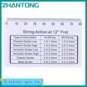 ZHANTONG Guitar Accessories Gauge Ruler Electric Guitar Tool For String Instruments