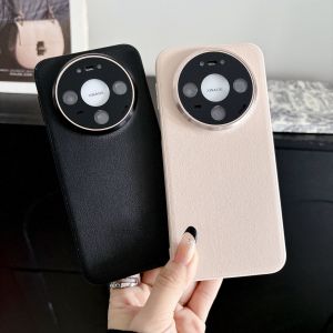 Shockproof Plain Leather Matte Case For Huawei Mate 80 Pro Mate80Pro Max Slim Built-in Camera Protection Phone Covers Funda