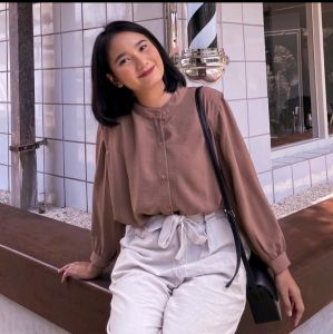 KEMEJA KRINKLE TERBARU/BLOUS KRINKLE/REVA BLOUS