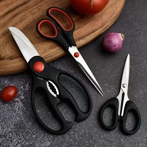 Multifunction Kitchen Scissors Stainless Steel Household Stationery Scissors Set High Quality Kitchenware